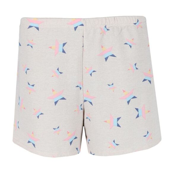 PJ Couture Women's Plus Size Stars Long Sleeve Short Set - Picture 3 of 4